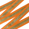 Sanskriti Vævet Glitterkjolekant 1 YD Kantbånd Orange Håndværkssyning Blonde