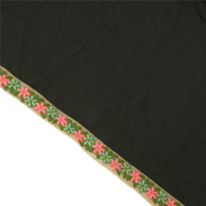 Sanskriti Embroidered Dress Sewing Border 1 YD Trim Green Craft Decor Lace