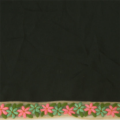 Sanskriti Embroidered Dress Sewing Border 1 YD Trim Green Craft Decor Lace