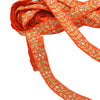Sanskriti Handmade Dress Sewing 1" W Border 1 YD Trim Orange Craft Decor Lace