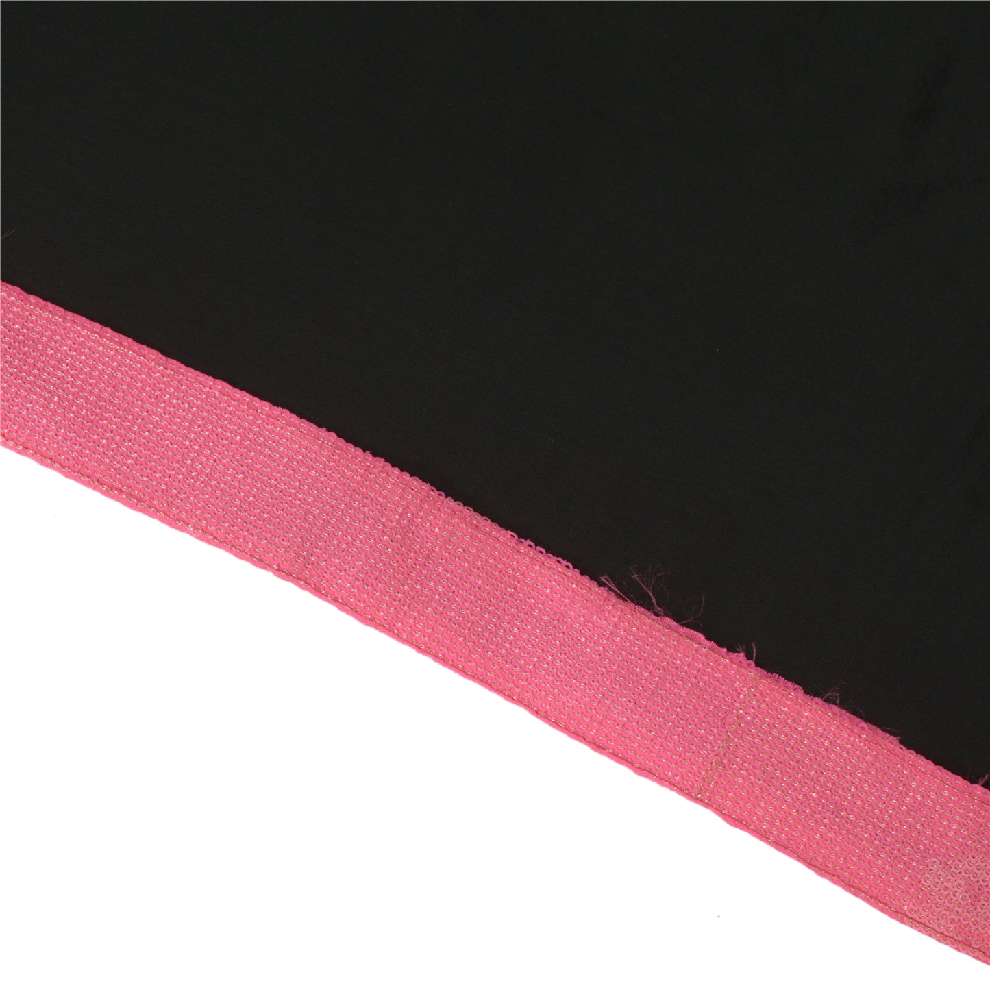 Sanskriti Woven Sparkle Dress Border 1 YD Trim Ribbon Pink Craft Sewing Lace