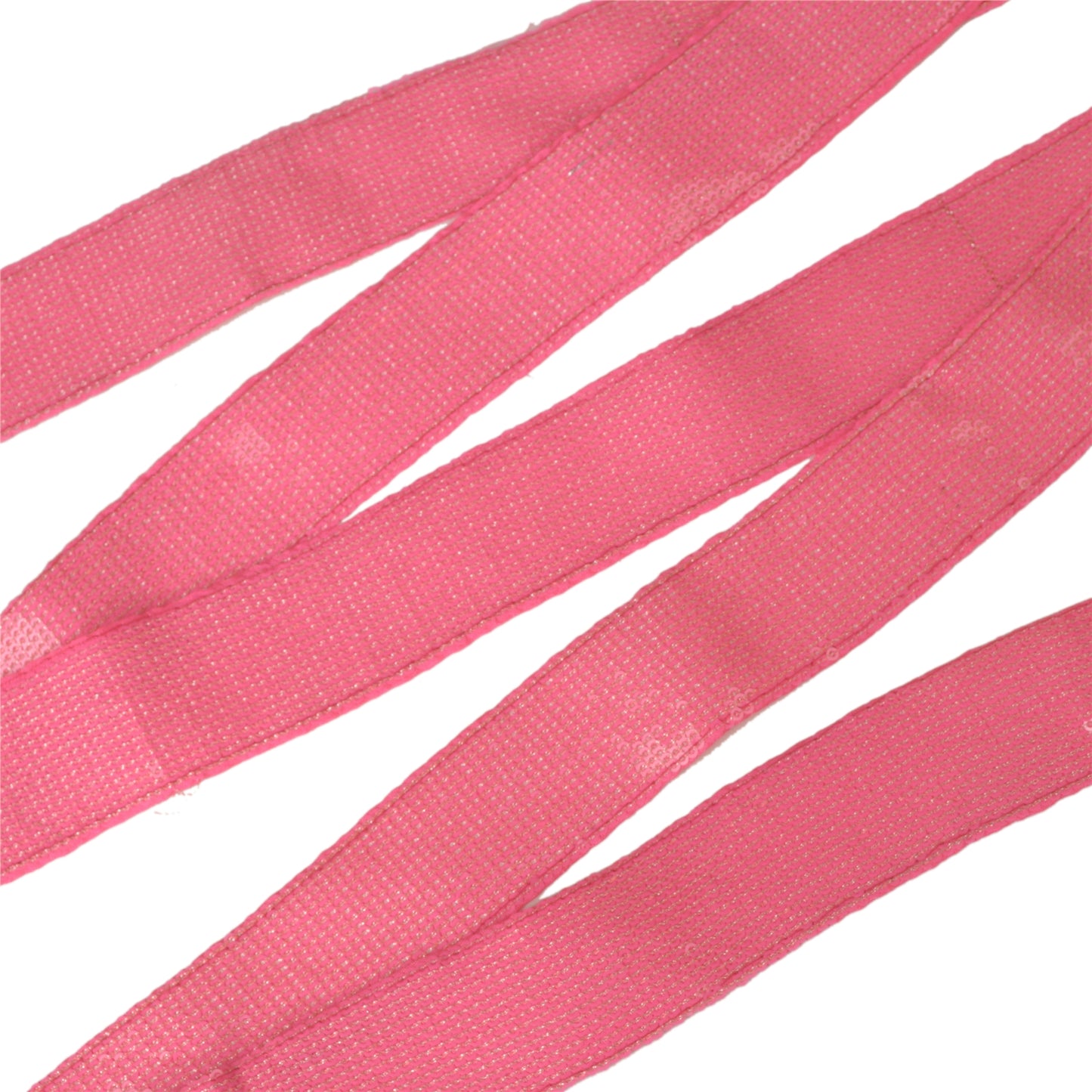 Sanskriti Woven Sparkle Dress Border 1 YD Trim Ribbon Pink Craft Sewing Lace