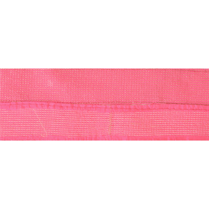 Sanskriti Woven Sparkle Dress Border 1 YD Trim Ribbon Pink Craft Sewing Lace