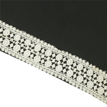 Sanskriti Schiffli Embroidered Bridal Dress Border 1 YD Trim Ribbon Craft Lace