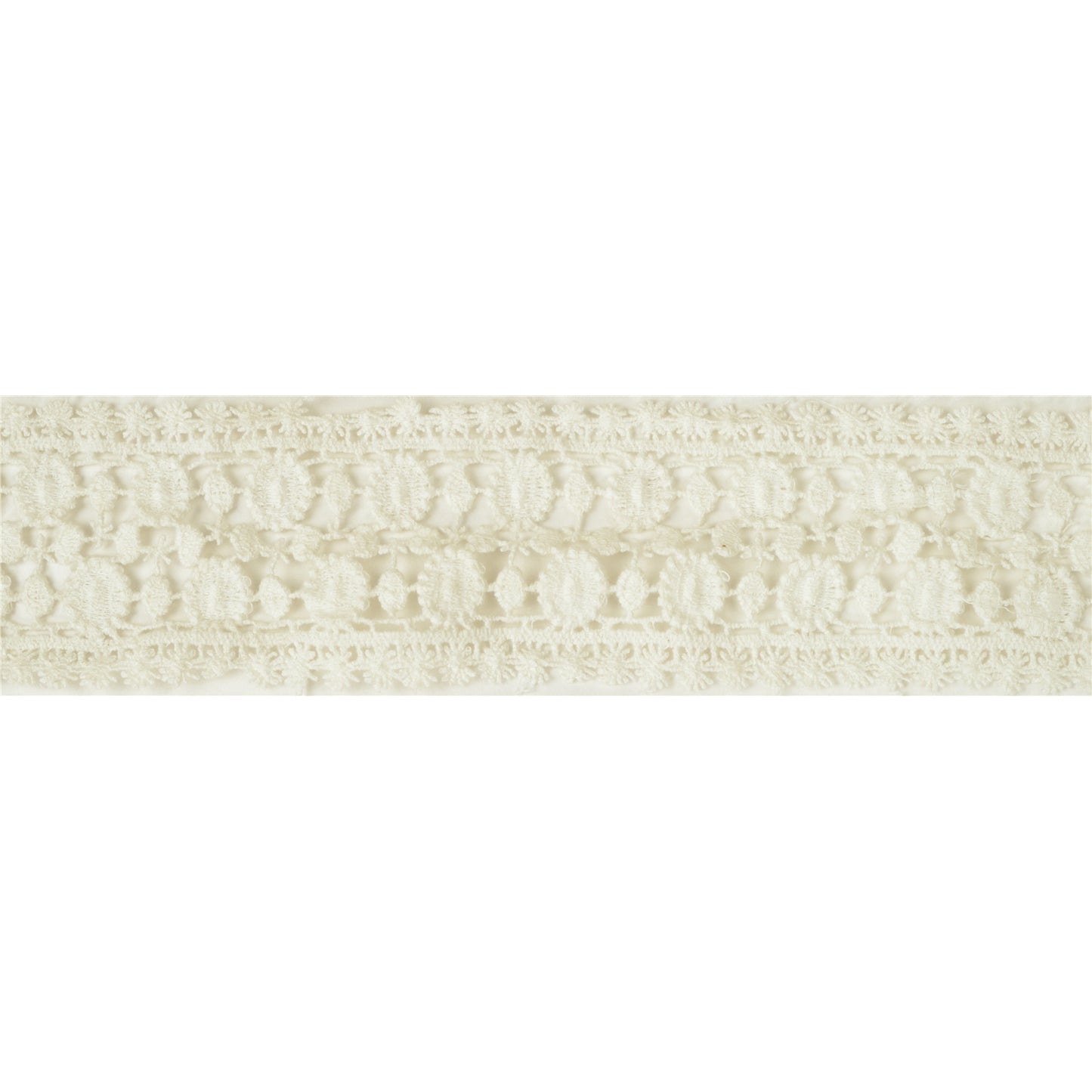 Sanskriti Schiffli Embroidered Bridal Dress Border 1 YD Trim Ribbon Craft Lace