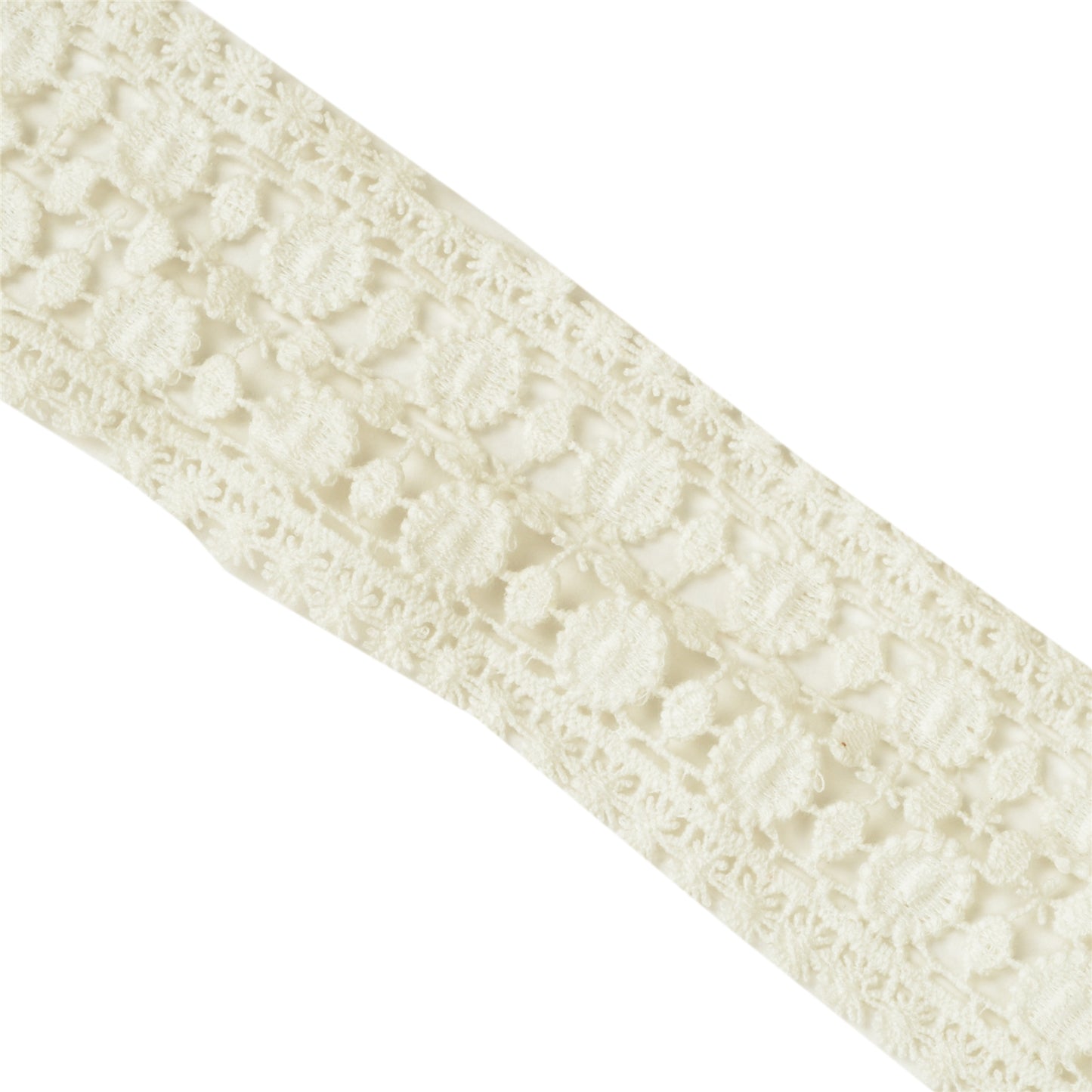 Sanskriti Schiffli Embroidered Bridal Dress Border 1 YD Trim Ribbon Craft Lace