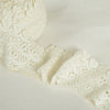 Sanskriti Schiffli Embroidered Bridal Dress Border 1 YD Trim Ribbon Craft Lace