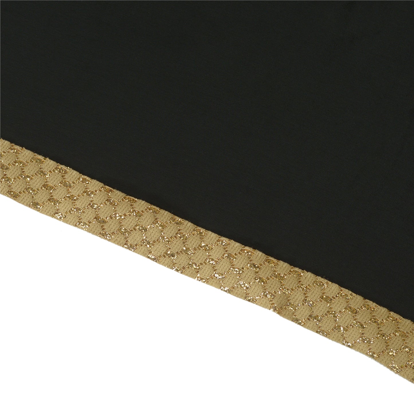 Sanskriti Woven Sparkle Bridal Dress Border 1 YD Trim Ribbon Golden Craft Lace