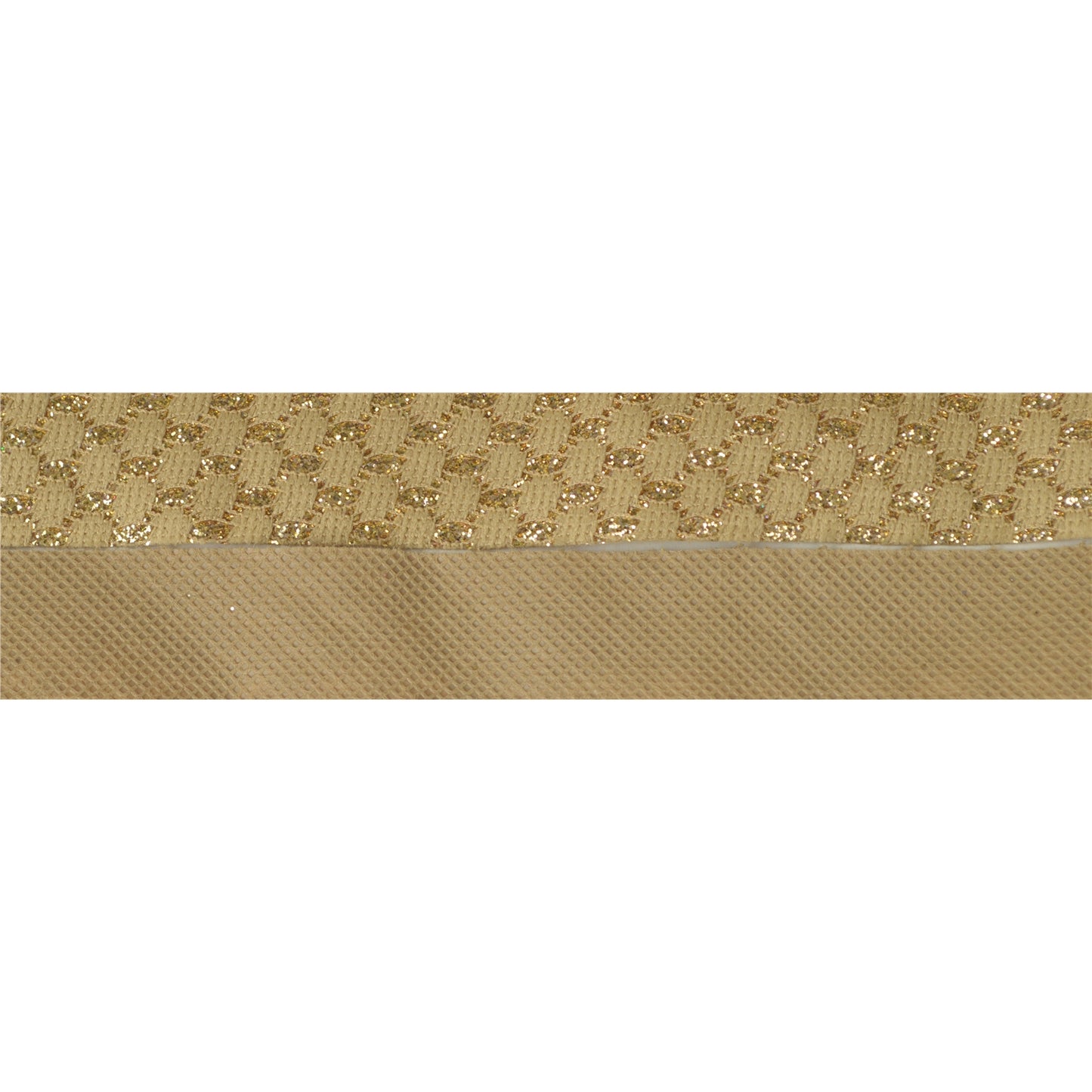 Sanskriti Woven Sparkle Bridal Dress Border 1 YD Trim Ribbon Golden Craft Lace