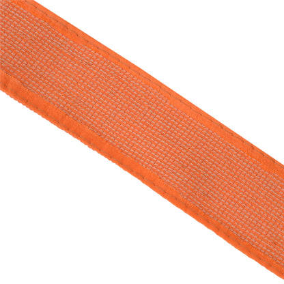 Sanskriti Indian Woven Sparkle Dress Border 1 YD Trim Ribbon Orange Craft Lace