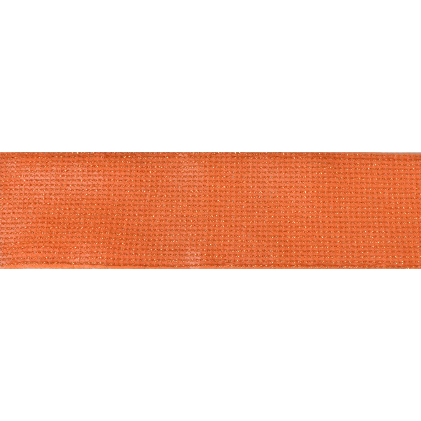 Sanskriti Indian Woven Sparkle Dress Border 1 YD Trim Ribbon Orange Craft Lace