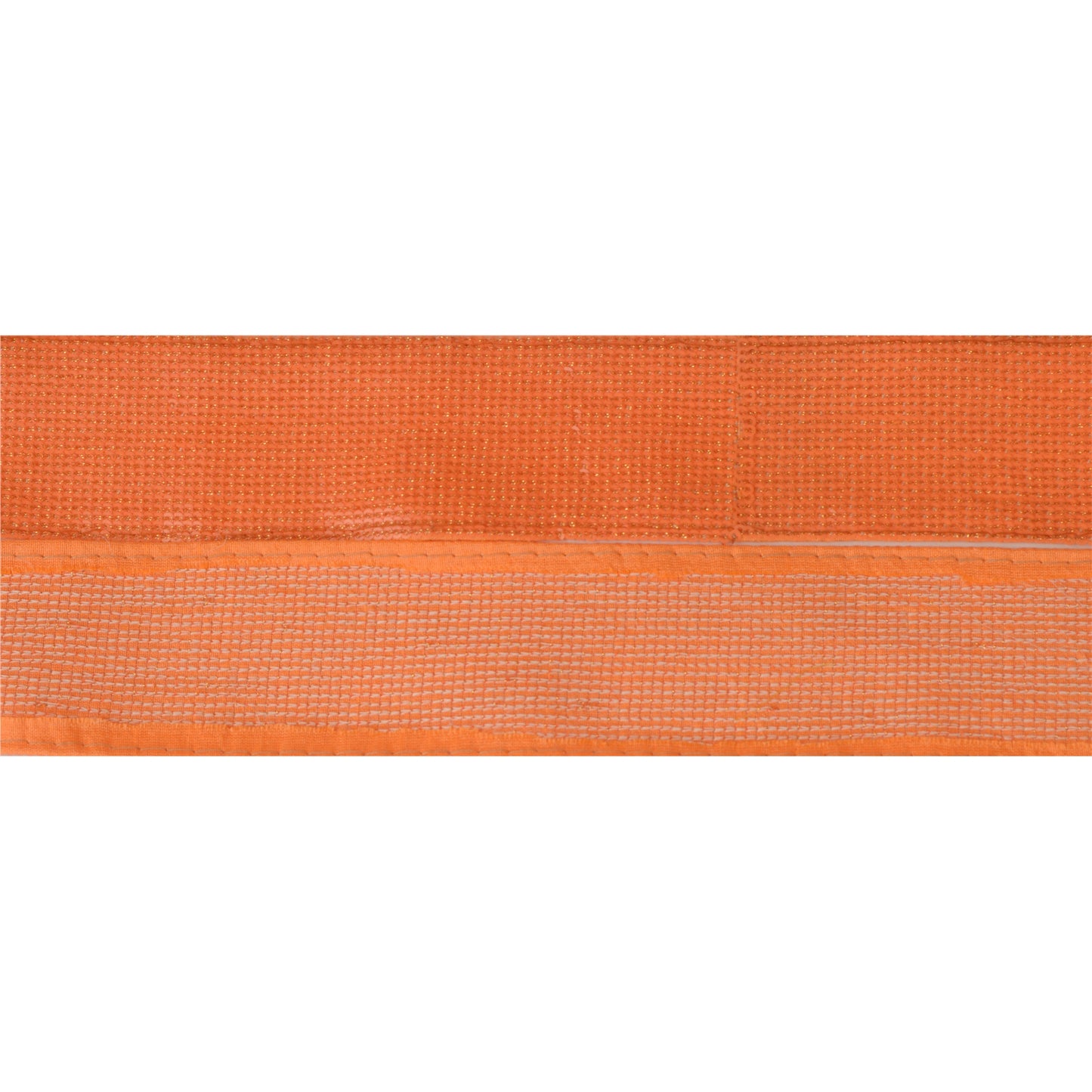 Sanskriti Indian Woven Sparkle Dress Border 1 YD Trim Ribbon Orange Craft Lace