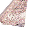 Sanskriti Vintage Sarees White Moss Crepe Floral Printed 5+yd Dressmaking Sari