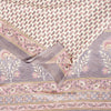 Sanskriti Vintage Sarees White Moss Crepe Floral Printed 5+yd Dressmaking Sari