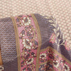 Sanskriti Vintage Sarees White Moss Crepe Floral Printed 5+yd Dressmaking Sari