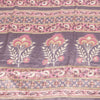 Sanskriti Vintage Sarees White Moss Crepe Floral Printed 5+yd Dressmaking Sari