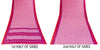 Sanskriti Vintage Saree Pink Moss Crepe Sun Radial Print Sari 5.5YD Craft Fabric