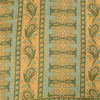 Sanskriti Vintage Soft Cream Moss Crepe Saree Paisley Printed Sari 5.5YD Fabric