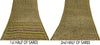 Sanskriti Vintage Brown Sarees Art Silk Sustainable Fabric Craft Printed Sewing 5 Yard Sari