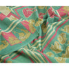 Sanskriti Vintage Soft Multi Pure Cotton Saree Geometric Printed Sari 5yd Craft