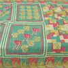 Sanskriti Vintage Soft Multi Pure Cotton Saree Geometric Printed Sari 5yd Craft