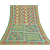 Sanskriti Vintage Soft Multi Pure Cotton Saree Geometric Printed Sari 5yd Craft