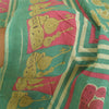 Sanskriti Vintage Soft Multi Pure Cotton Saree Geometric Printed Sari 5yd Craft