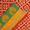 Sanskriti Vintage Sarees Red Indian Pure Cotton Printed Sari Soft Craft Fabric