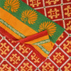 Sanskriti Vintage Sarees Red Indian Pure Cotton Printed Sari Soft Craft Fabric
