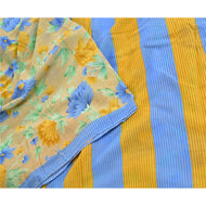 Sanskriti Vintage Sarees Indian Multi Pure Cotton Printed Sari Soft Craft Fabric
