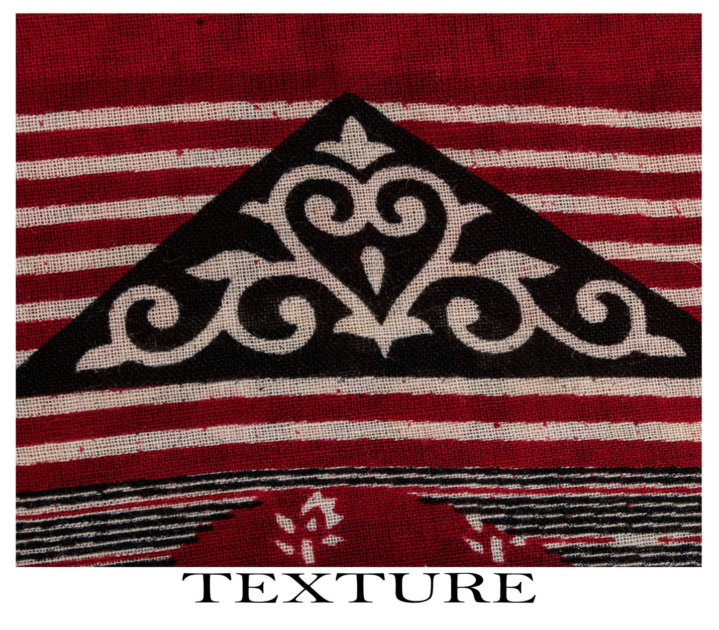 Sanskriti Vintage Saree Red Pure Cotton Paisley Printed Craft Fabric 5+Yard Sari