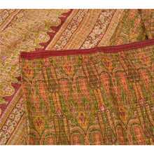 Load image into Gallery viewer, Sanskriti Vintage Sarees Green/Red Pure Cotton Printed Woven Sari Craft Fabric
