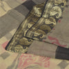 Sanskriti Vintage Sarees Gray Zari Border Ikat Printed Pure Cotton Sari Fabric
