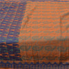 Sanskriti Vintage Sarees Indian Peach Pure Cotton Woven Sari Soft Craft Sustainable Fabric