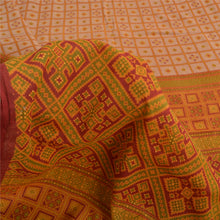 Load image into Gallery viewer, Sanskriti Vintage Sarees Indian Cream Pure Cotton Printed Sari 5yd Craft Fabric

