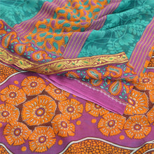 Load image into Gallery viewer, Sanskriti Vintage Sarees Indian Multi Pure Cotton Printed Sari 5yd Craft Fabric
