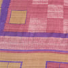 Sanskriti Vintage Sarees Indian Pink 100% Pure Cotton Printed Sari Craft Sustainable Fabric