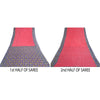 Sanskriti Vintage Sarees Pink/Purple Pure Cotton Printed Sari 5yd Craft Sustainable Fabric