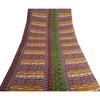 Sanskriti Vintage Sarees Multi Indian Pure Cotton Printed Sari 5yd Craft Sustainable Fabric