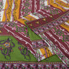 Sanskriti Vintage Sarees Multi Indian Pure Cotton Printed Sari 5yd Craft Sustainable Fabric