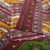 Sanskriti Vintage Sarees Multi Indian Pure Cotton Printed Sari 5yd Craft Sustainable Fabric