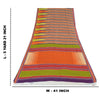 Sanskriti Vintage Sarees Indian Multi Pure Cotton Printed Sari 5yd Craft Sustainable Fabric