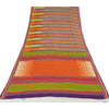 Sanskriti Vintage Sarees Indian Multi Pure Cotton Printed Sari 5yd Craft Sustainable Fabric