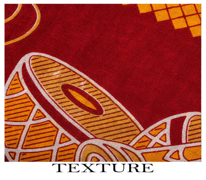 Vintage Saree Red Pure Cotton Bandhani Print Craft Fabric 5+Yard Sari