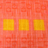 Sanskriti Vintage Sarees Yellow/Red Pure Cotton Printed Sari 5yd Craft Sustainable Fabric