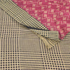 Sanskriti Vintage Sarees Indian Pink Pure Cotton Printed Sari 5yd Craft Sustainable Fabric