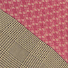 Sanskriti Vintage Sarees Indian Pink Pure Cotton Printed Sari 5yd Craft Sustainable Fabric