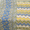 Sanskriti Vintage Sarees Ivory Handmade Kalamkari Pure Cotton Print Sari Sustainable Fabric