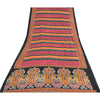 Sanskriti Vintage Sarees Indian Pink Pure Cotton Printed Sari 5yd Craft Sustainable Fabric