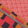 Sanskriti Vintage Sarees From India Red Pure Cotton Print Sari 5yd Craft Sustainable Fabric